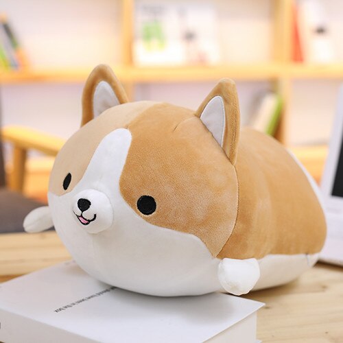 Corgi Plush Pillow Toy for Cozy Cuddles and Decor