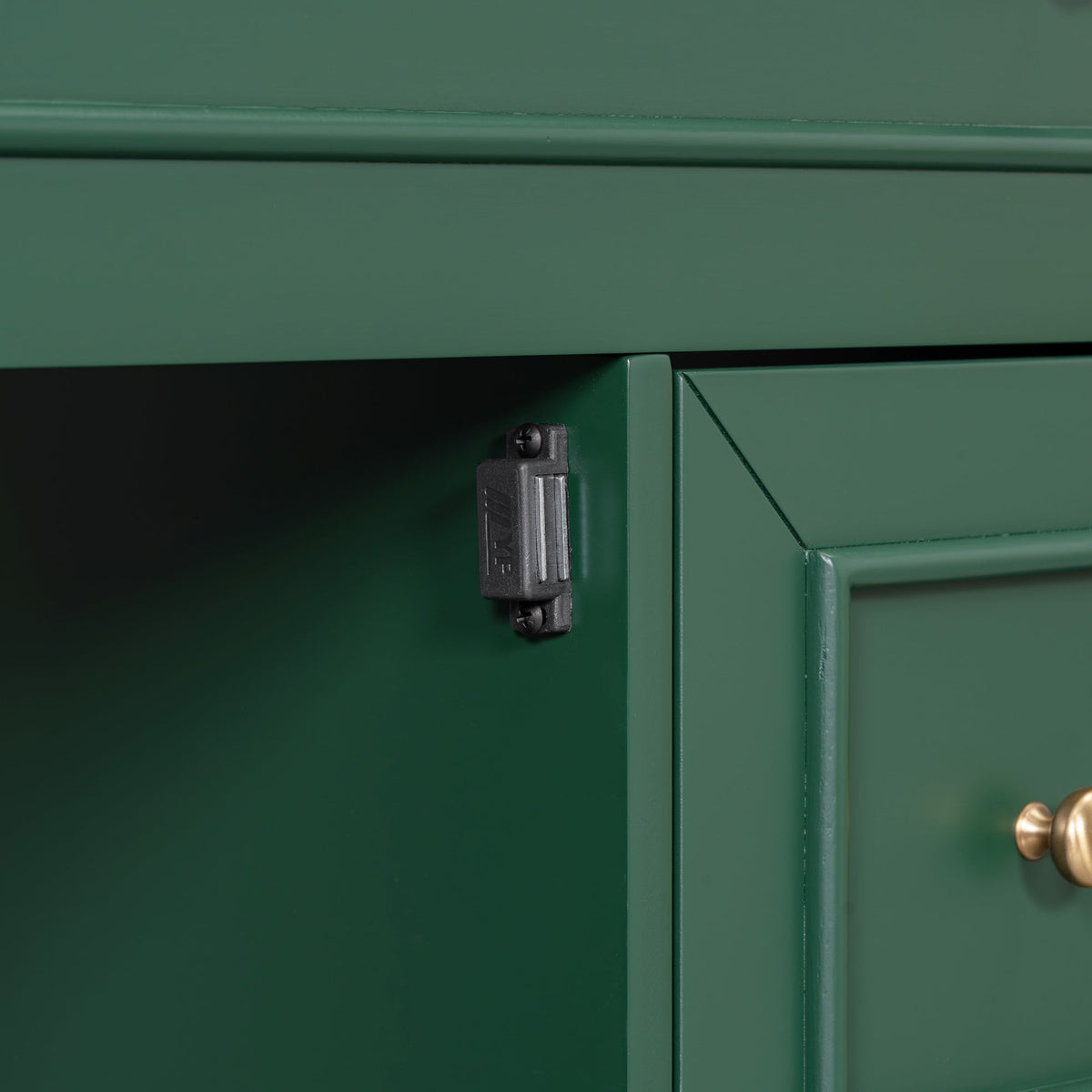 30 Inch Green Bathroom Vanity with Sink Top and Storage