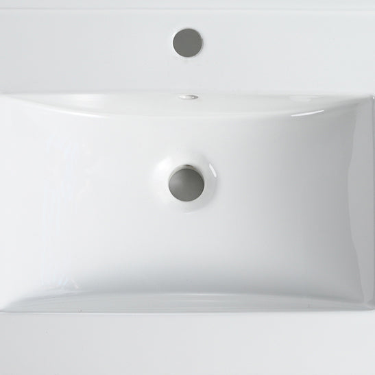 30 Inch Bathroom Ceramic Sink Basin with Easy-Clean Glaze