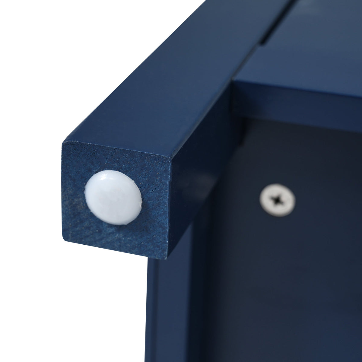 30-Inch Navy Bathroom Vanity with Ceramic Sink & Storage