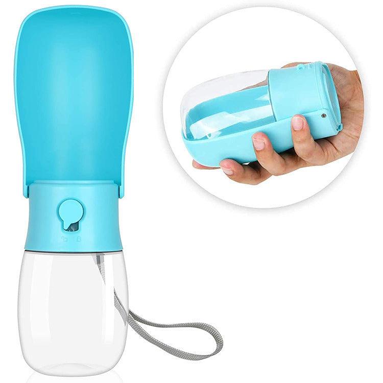 300ML Dog Water Bottle With Foldable Cup for Walks