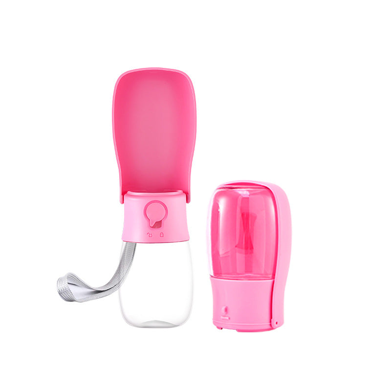 300ML Dog Water Bottle With Foldable Cup for Walks