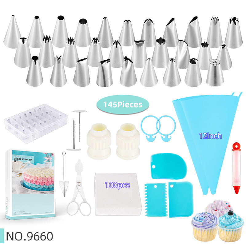 304 Stainless Steel Piping Tip Set for Cake Decorating
