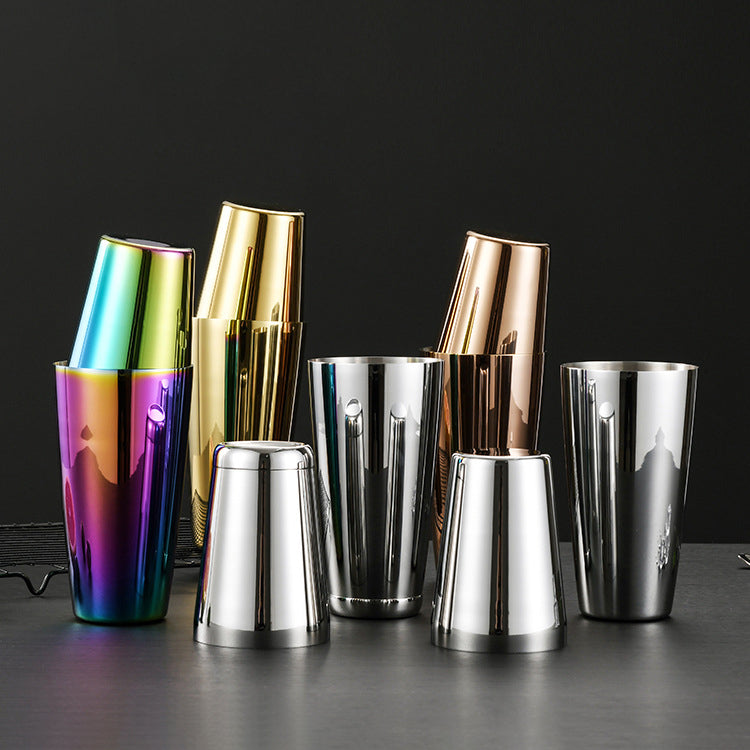 304 Stainless Boston Cocktail Shaker Set for Home Bars