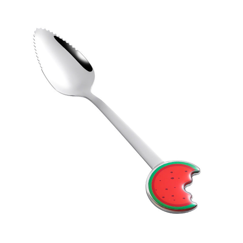 Stainless Steel Fruit Scraping Spoon for Baby Food
