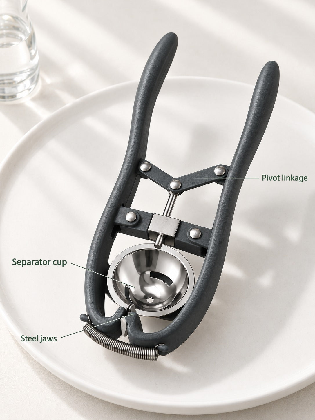 304 Stainless Steel Egg Separator and Egg Opener Tool