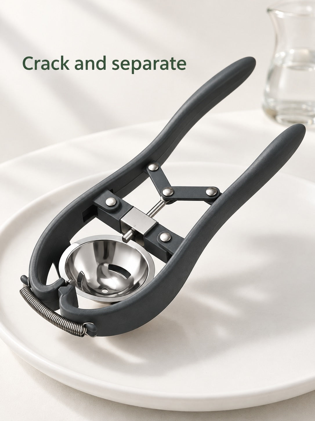 304 Stainless Steel Egg Separator and Egg Opener Tool