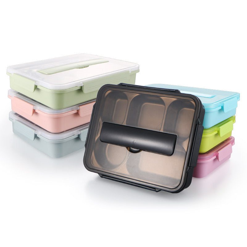 304 Stainless Steel Lunch Box with Divided Compartments