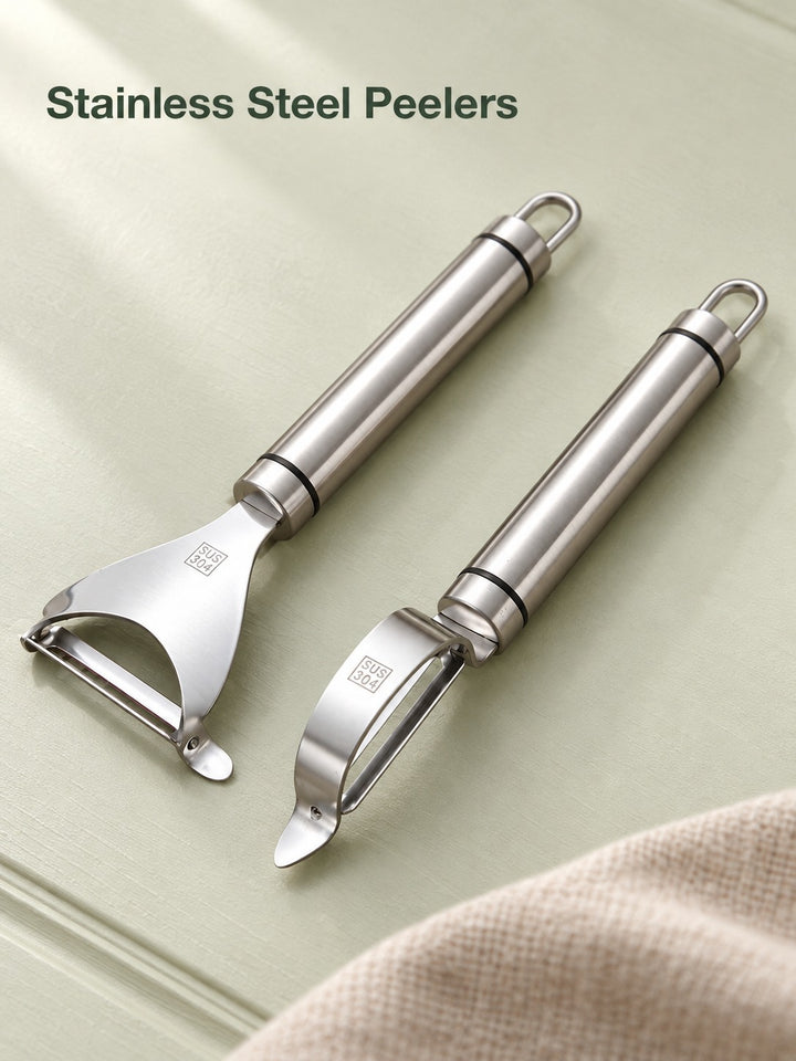 Stainless Steel Potato Peeler Set for Melon & Carrot