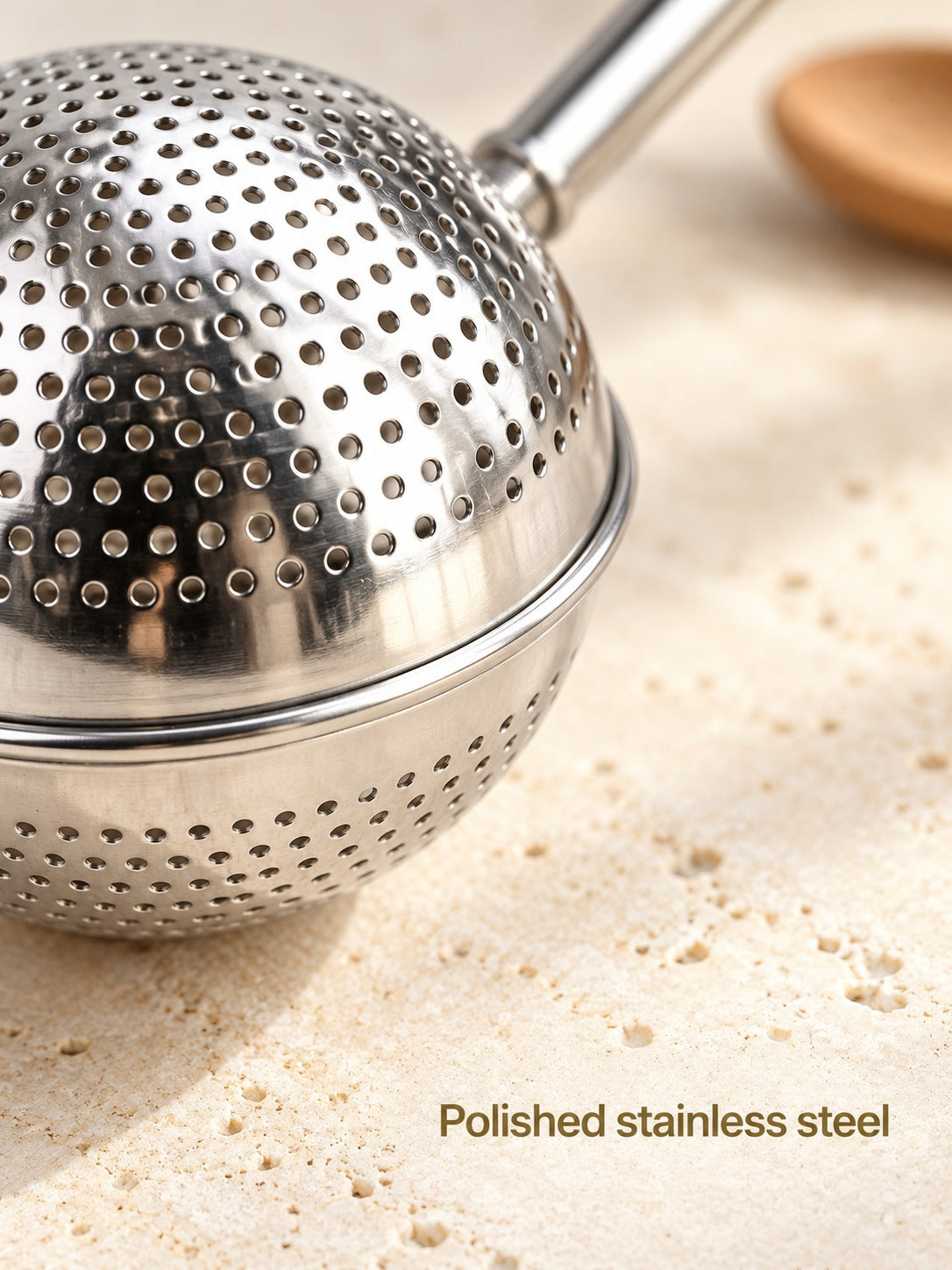 304 Stainless Steel Tea Infuser with Press Mesh Ball