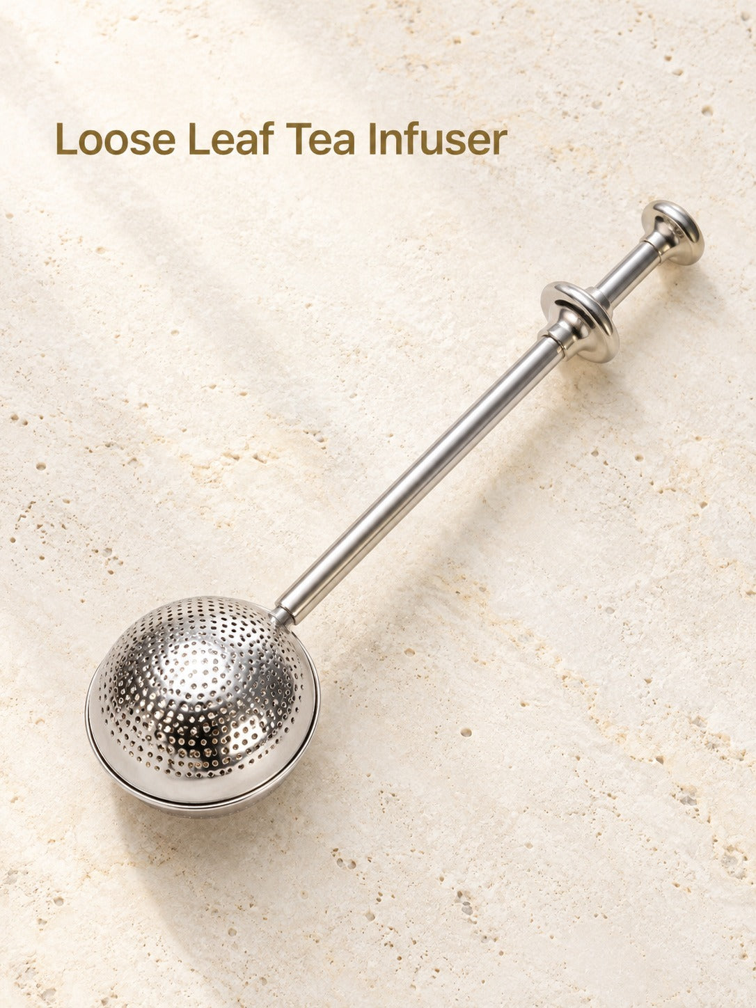 304 Stainless Steel Tea Infuser with Press Mesh Ball