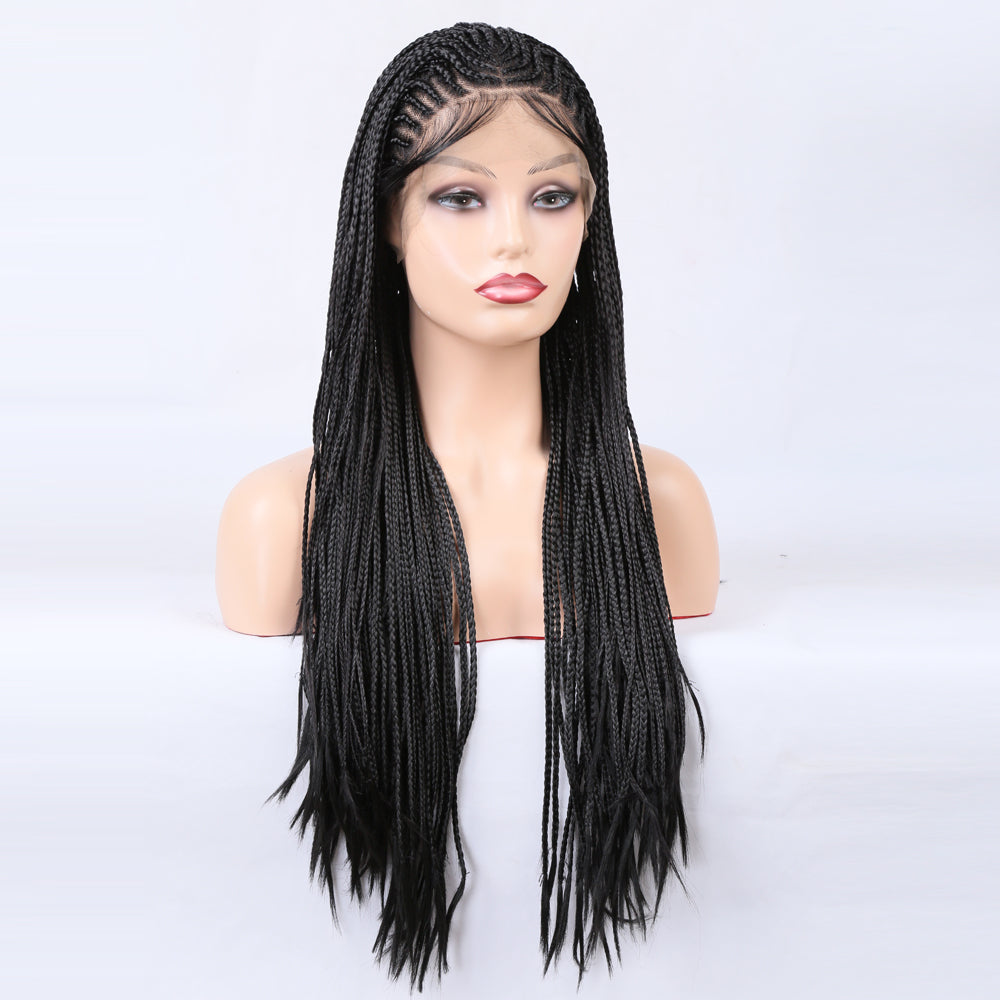 Braided Lace Front Wig for Instant Long Glamorous Style