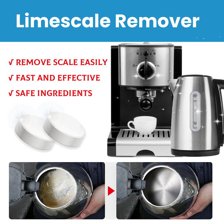Kettle Descaler Tablets for Fast Limescale Removal