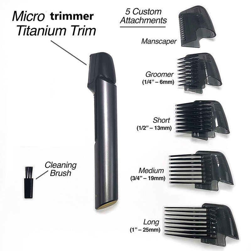 Electric Back Shaver Long Handle Body Hair Trimmer