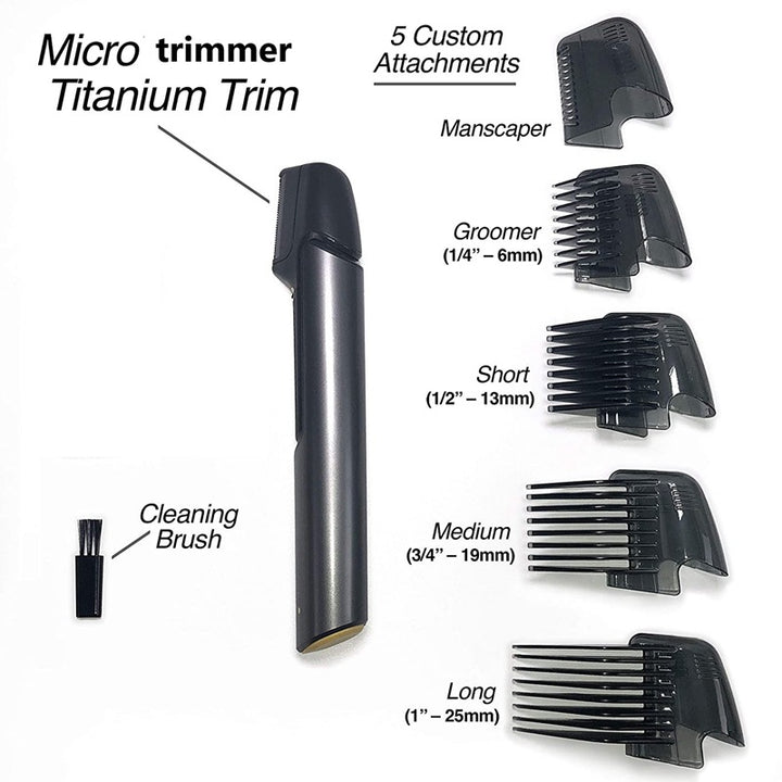 Electric Back Shaver Long Handle Body Hair Trimmer