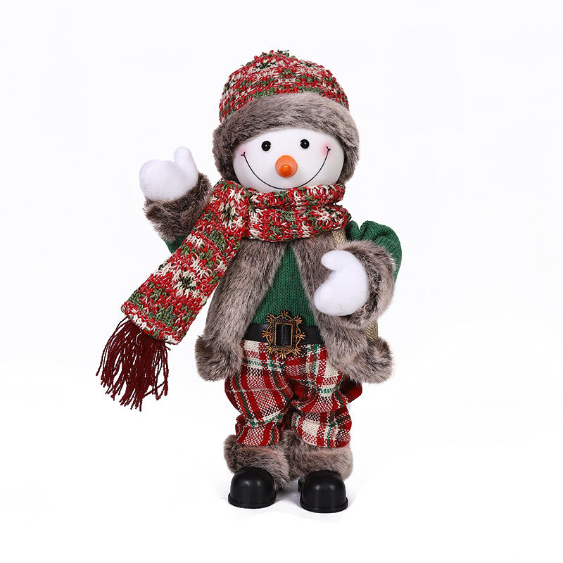 Musical Christmas Decoration, 30cm Santa-Style Figure