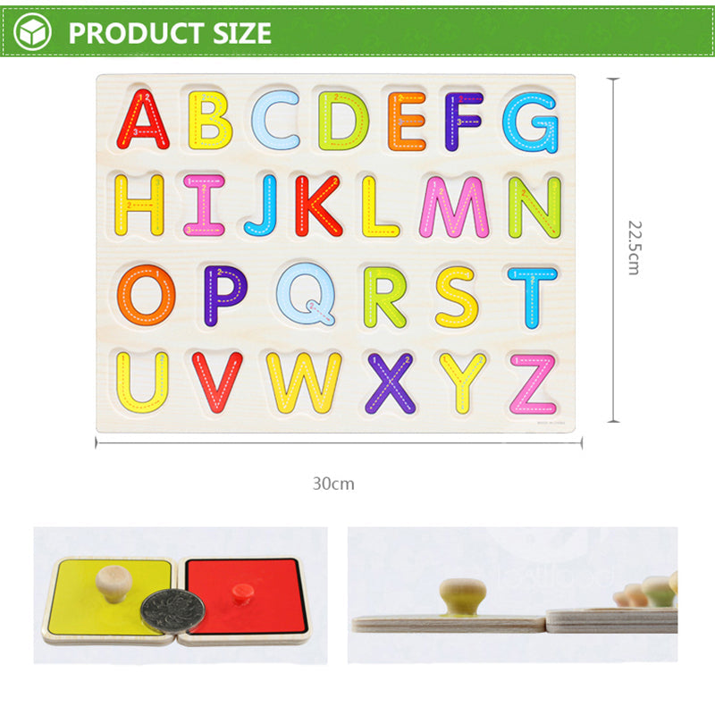 Wooden Learning Puzzle Set for Toddler Skill Building