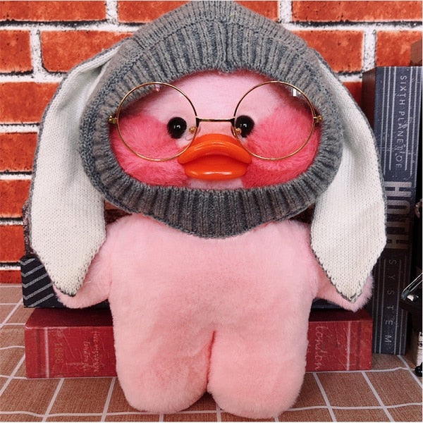 30cm Kawaii Duck Plush Toy With Charming Seasonal Outfits
