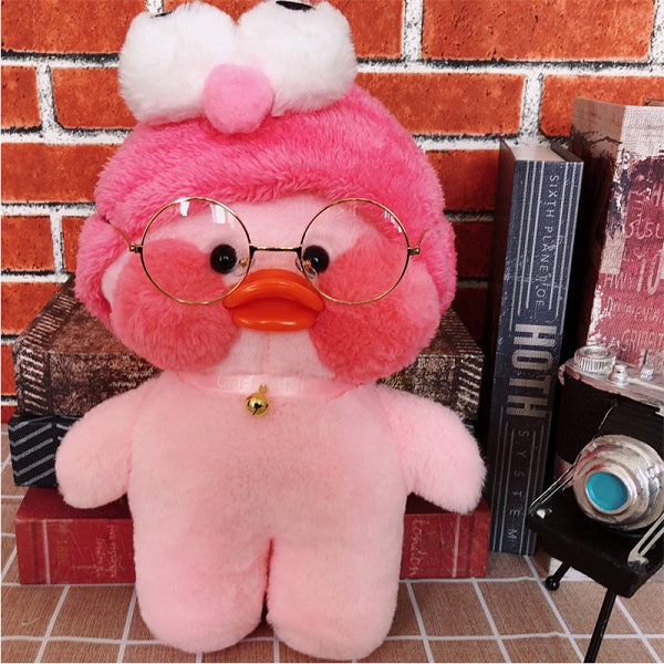 30cm Kawaii Duck Plush Toy With Charming Seasonal Outfits