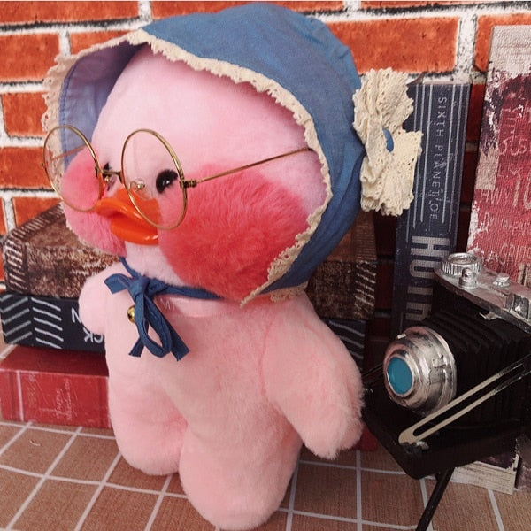 30cm Kawaii Duck Plush Toy With Charming Seasonal Outfits
