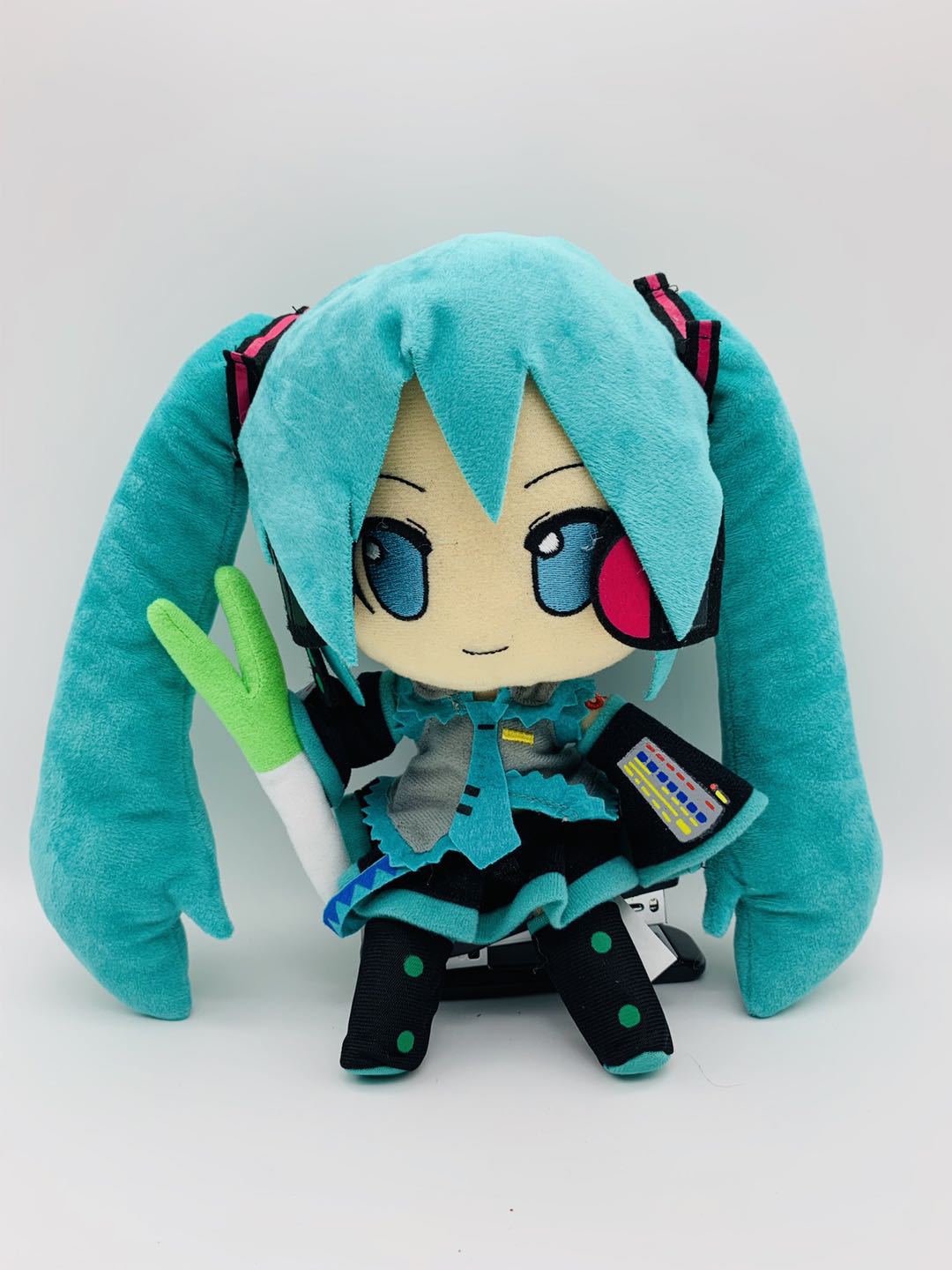 30cm Standing Miku Plush With Green Onion Accessory