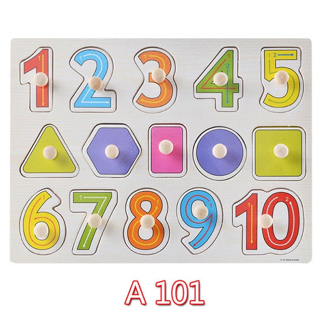 Wooden Toddler Puzzles for Hands-On Early Learning