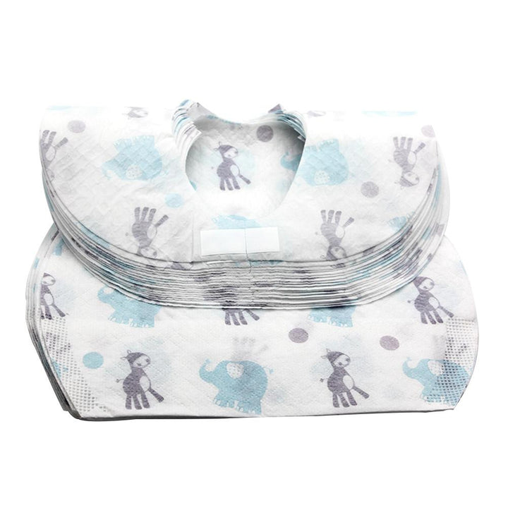 Disposable Baby Bibs with Waterproof Spill Protection