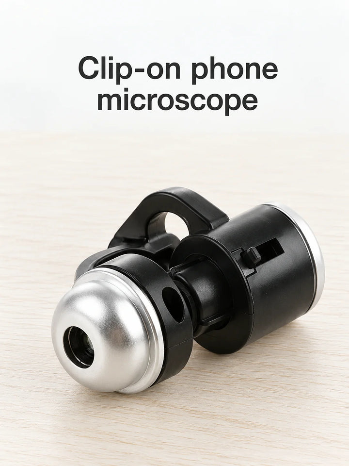 30X Phone Microscope LED Clip-On for PCB Inspection