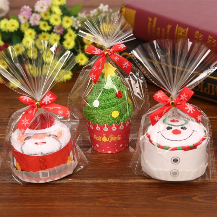 Christmas Cupcake Towel Gift – Cute Holiday Decor