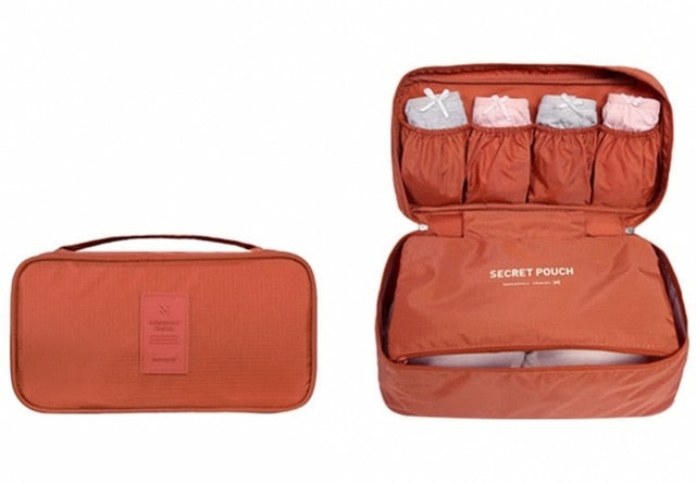 Bra and Underwear Travel Organizer for Suitcases