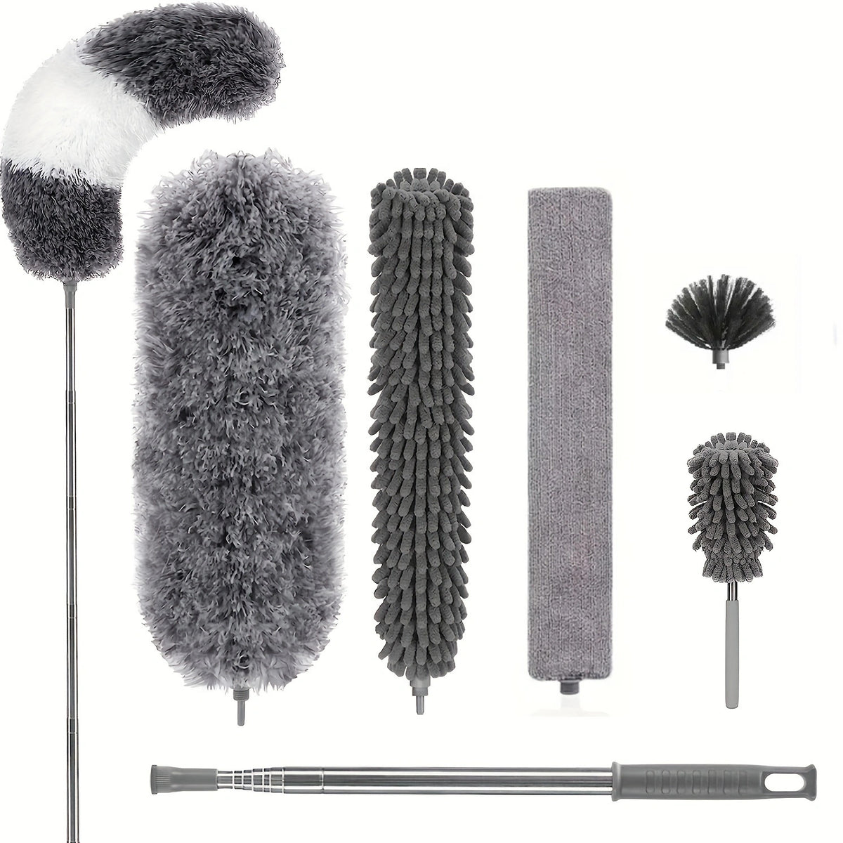 Extendable Duster Set: Reach Every Ceiling Without a Ladder