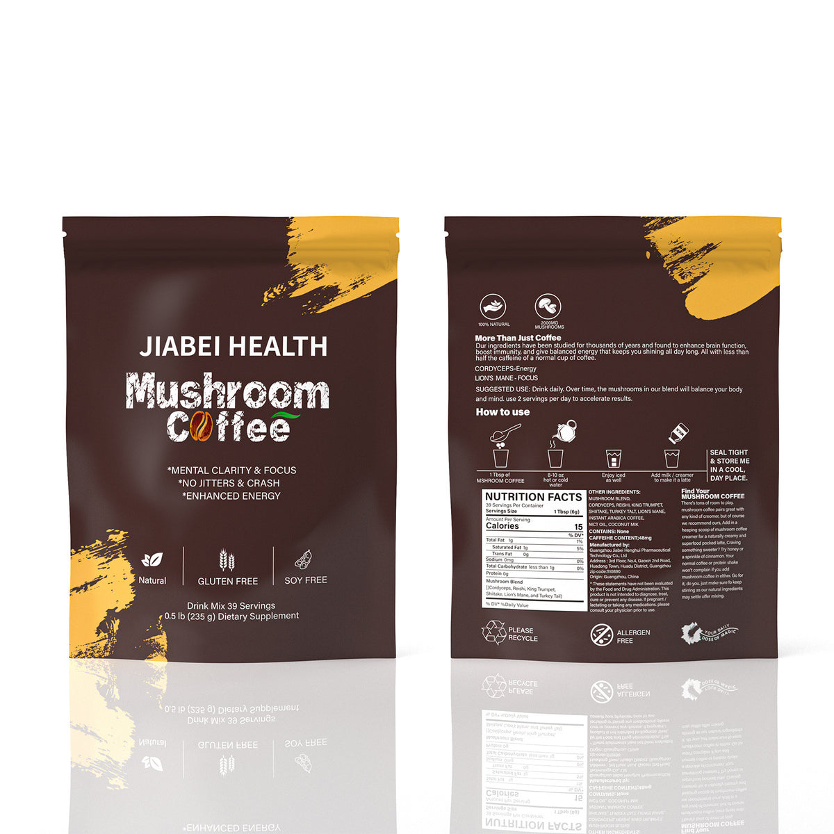 Mushroom Coffee Alternative — Mental Clarity & Steady Energy