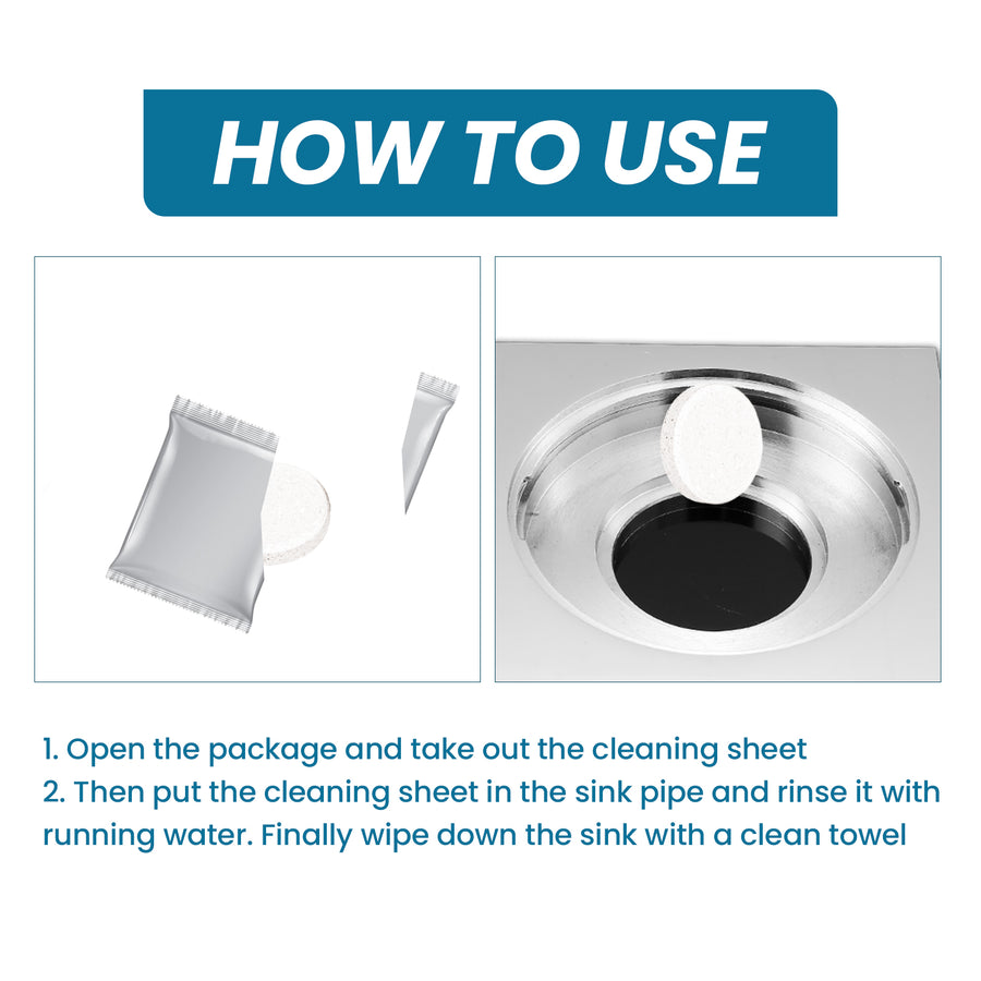Sink Cleaning Tablets — Eliminate Garbage Disposal Odors