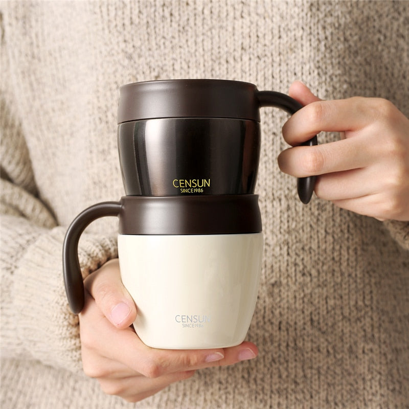 320ml Insulated Stainless Travel Mug With Flip Lid