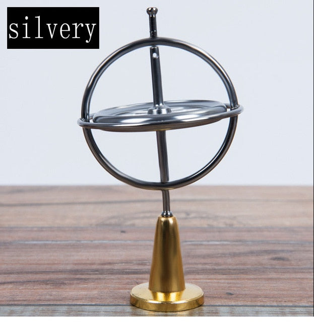 Metal Gyroscope Toy for Hands-On STEM Learning Play