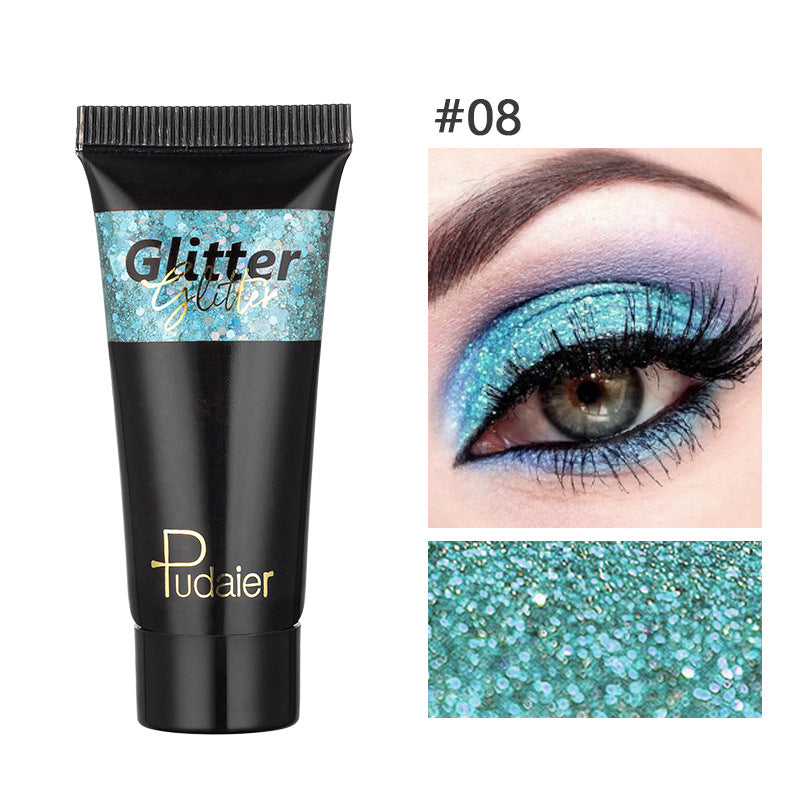 Liquid Glitter Eyeshadow for High-Flash Stage Looks