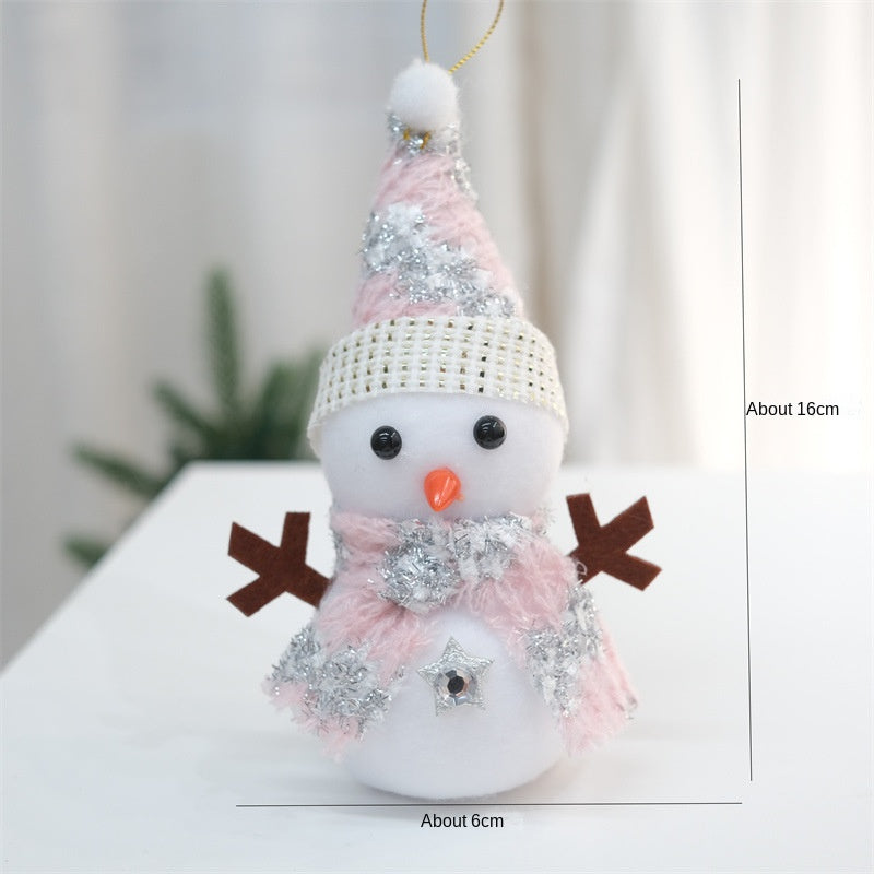 Christmas Plaid Snowman Ornaments for Festive Cheer