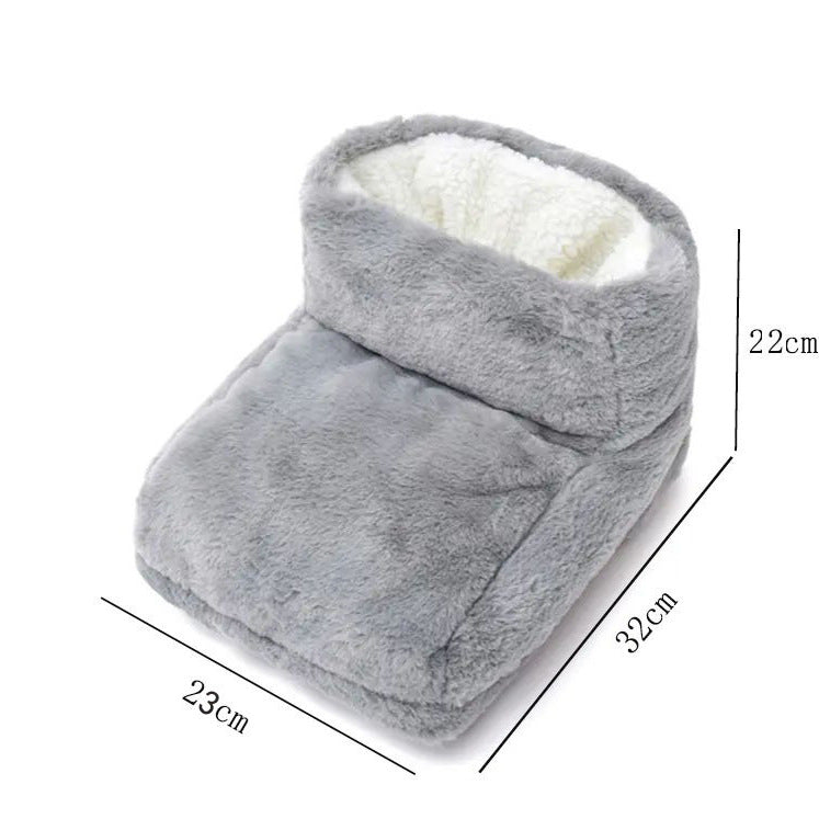 USB Foot Warmer Fleece Cover for Cold Feet Indoors