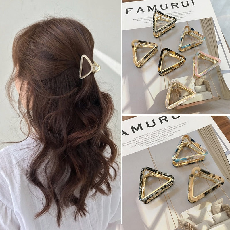 Geometric Hair Claw Clip For Polished Everyday Styles