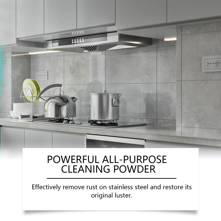 Kitchen Cleaning Powder for Stainless Steel Appliance Shine