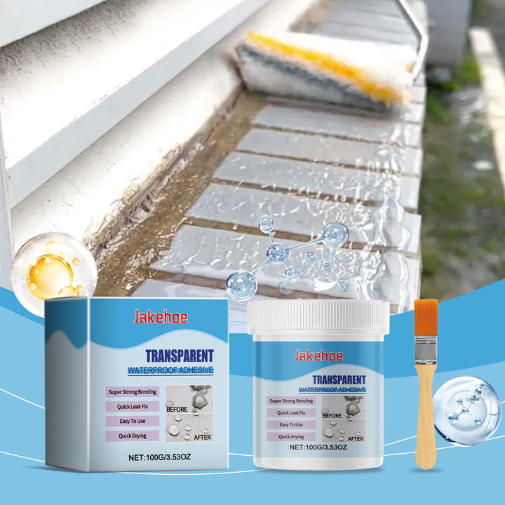 Waterproof Construction Adhesive for Clear Leak Repairs