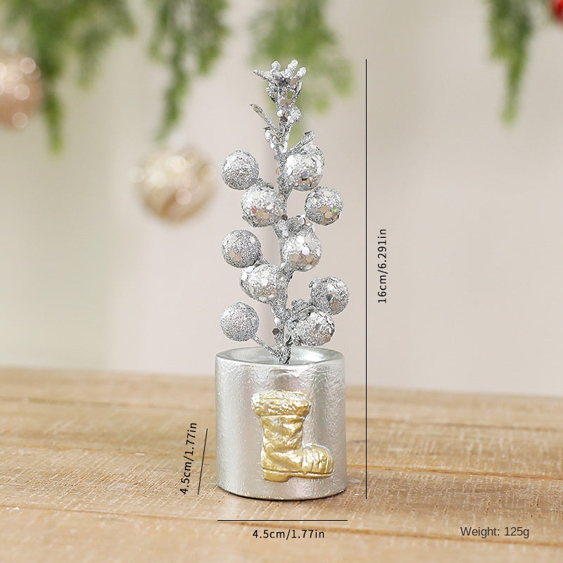Christmas Fruit Branch Decor for Sparkling Tabletop Displays