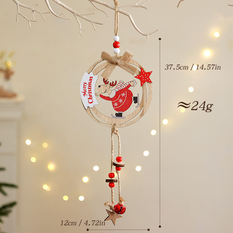 Christmas Wooden Ornaments for Rustic Holiday Decor