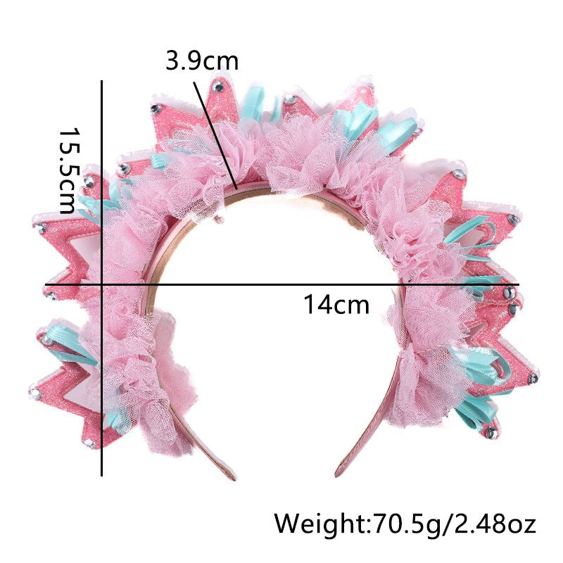 Crown Hair Hoop Headband for Festive Style