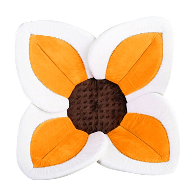 Blooming Flower Baby Bath Mat for Sink Newborn Support