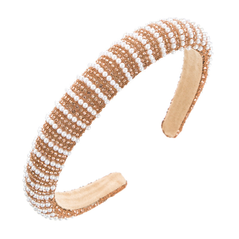 Pearl Rhinestone Headband for Instant Glamorous Style