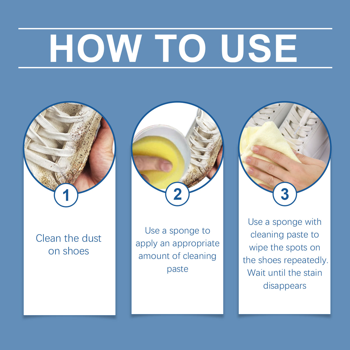 Shoe Cleaning Cream for Brighter, Whiter Sneakers