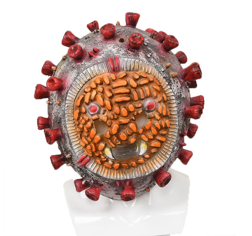 Oversized Virus Mask Halloween Horror Costume Prop