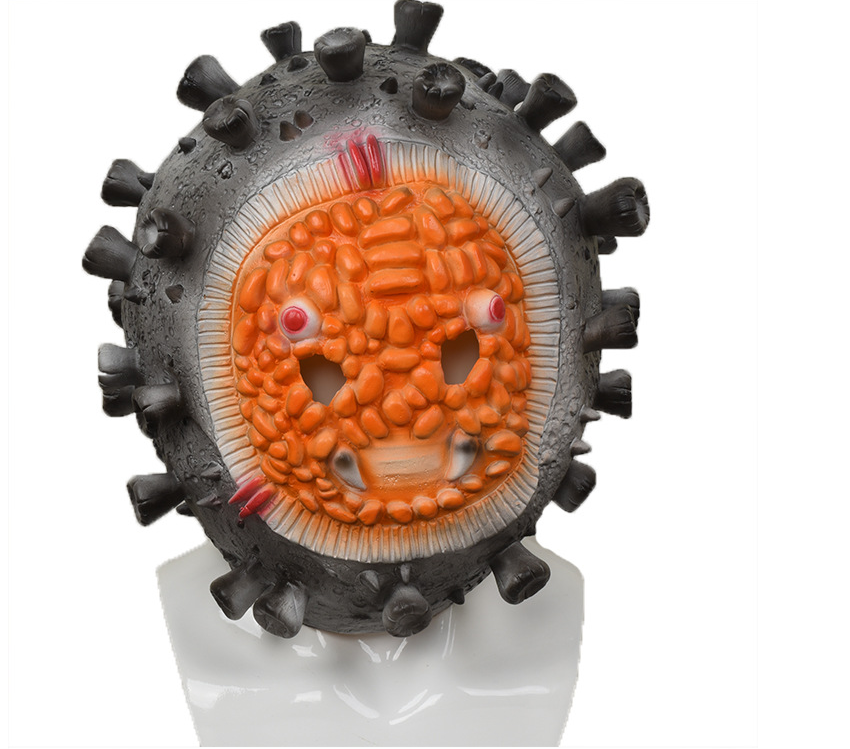 Oversized Virus Mask Halloween Horror Costume Prop