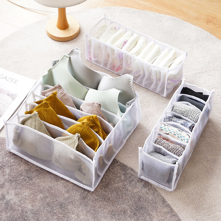 Mesh Drawer Organizer for Bras, Underwear and Socks